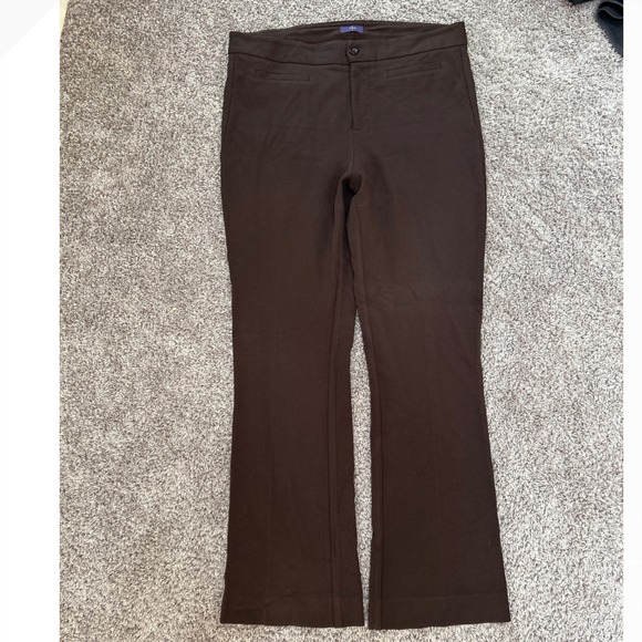 NYDJ Brown Bootcut‎ Trousers Lift Tuck Technology Career Pants Size 10 - Picture 1 of 8